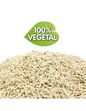 Arena aglomerante de tofu para gatos 18L