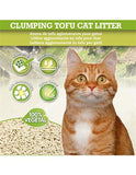 Arena aglomerante de tofu para gatos 18L