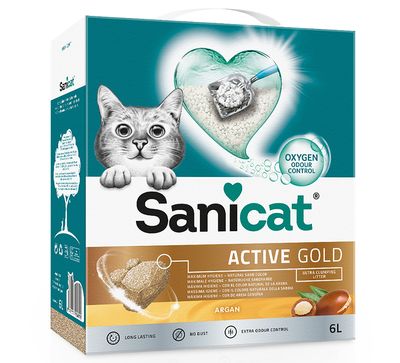 Arena para gatos - Sanicat Active Gold 7.5Kg