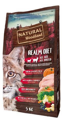 Natural Woodland gato - Pienso de pollo