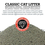 Arquivet - Arena de bentonita natural con carbón activo sin polvo