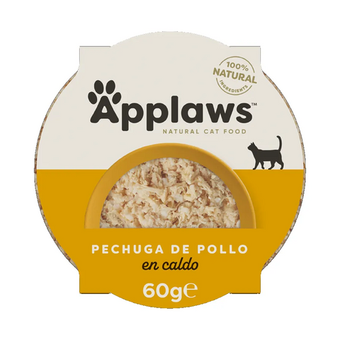 Applaws gato - Tarrina de pechuga de pollo en caldo