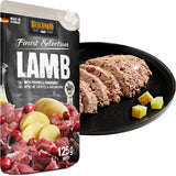 Belcando - Sobre de cordero, patatas y arándanos 125g