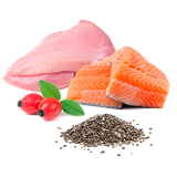 Puromenu gato - Comida húmeda completa Bio de pavo y salmón