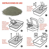 Arquivet - Arena de bentonita natural con carbón activo sin polvo