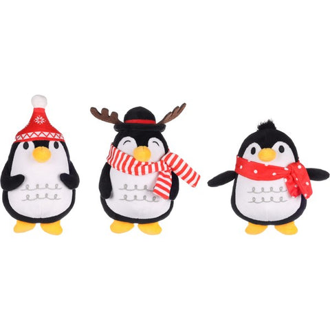 Pingüinos navideños