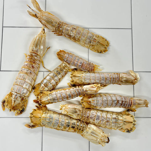 Chips de camarones australianos Mantis