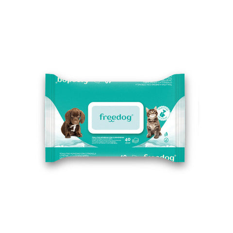 Freedog - Toallitas higiénicas y desinfectantes con clorhexidina