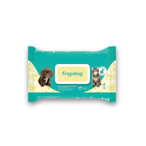 Freedog - Toallitas higiénicas y desinfectantes con manzanilla