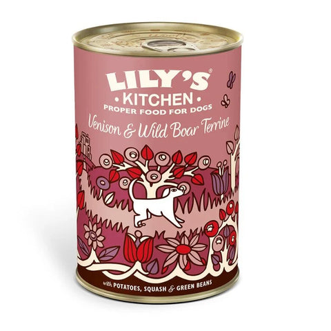 Lily’s Kitchen - Estofado de venado y salmón