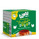 Wow Purrfect Duett - Mousse de pollo aterciopelada con salsa