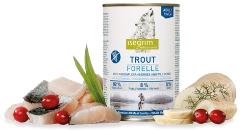 Isegrim - Trucha con chirivía y arándanos 800g