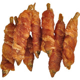 Pescaditos deshidratados con pollo