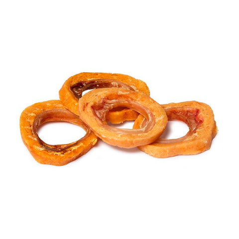 Aros de tráquea con pollo