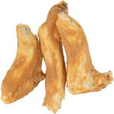 Patas y Colas de conejo con pelo envueltos en pollo