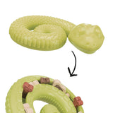 Serpiente rellenable interactiva enroscada