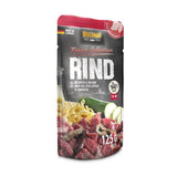 Belcando - Sobre de ternera, pasta al huevo y calabacín 125g