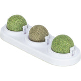 Trixie - Pelotas de matatabi y catnip para gatos con soporte adhesivo