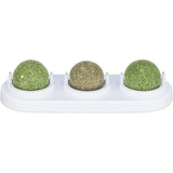 Trixie - Pelotas de matatabi y catnip para gatos con soporte adhesivo