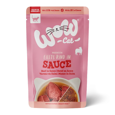 Wow gato - Filetes de ternera en salsa 85g