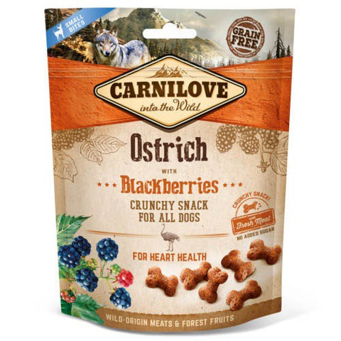 Carnilove Snacks Crunchy - Avestruz con moras