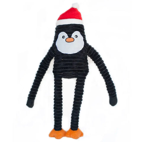 Zippypaws - Pingüino Noel crunchy