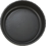 Comedero de cerámica negro