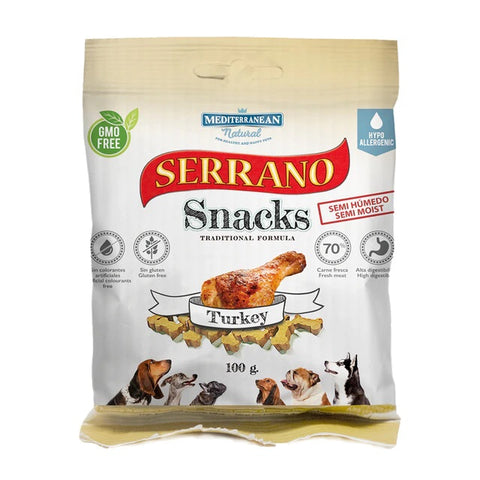 Serrano snacks de pavo