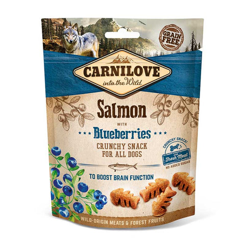 Carnilove Snacks Crunchy - Salmón con arándanos