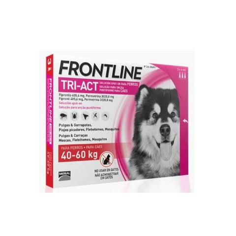Pipetas Front Line Tri - Act perros de 40 - 60kg